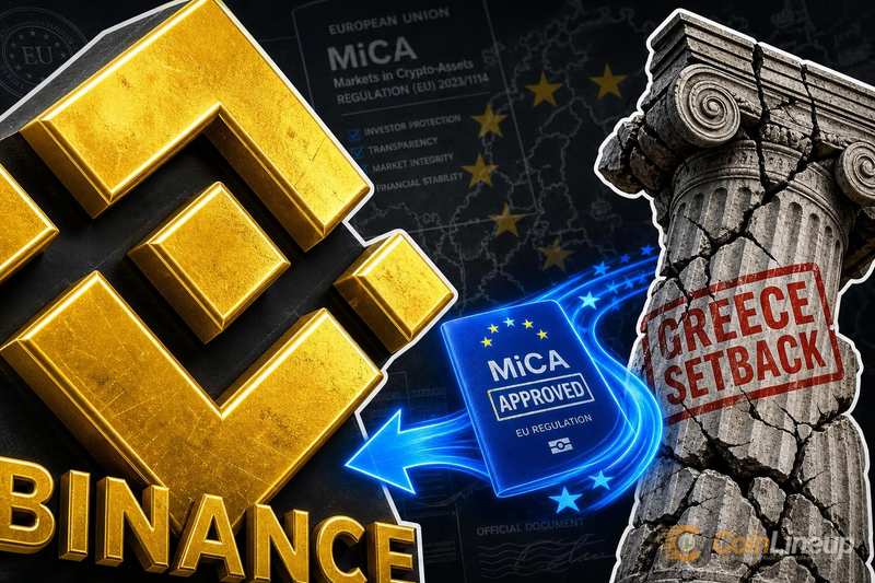 Binance Reportedly Seeks France MiCA Approval After Greece Setback