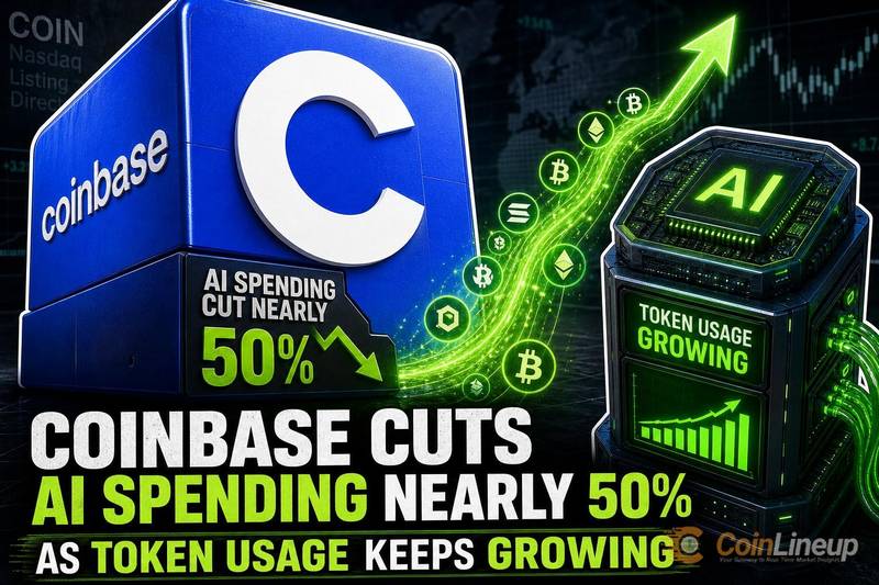 Coinbase Cuts AI Spending Nearly 50% as Token Usage Keeps Growing