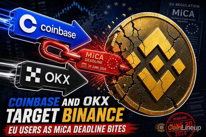 Coinbase and OKX Target Binance EU Users as MiCA Deadline Bites