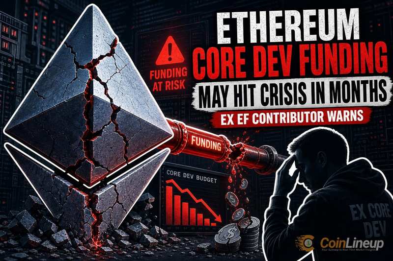 Ethereum Core Dev Funding May Hit Crisis in Months, Ex-EF Contributor Warns