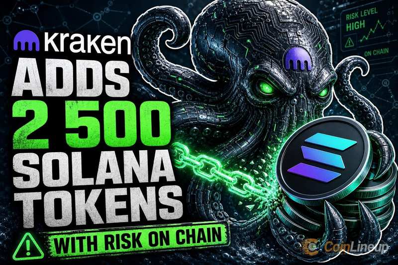 Kraken Adds 2,500 Solana Tokens With Risk On-Chain
