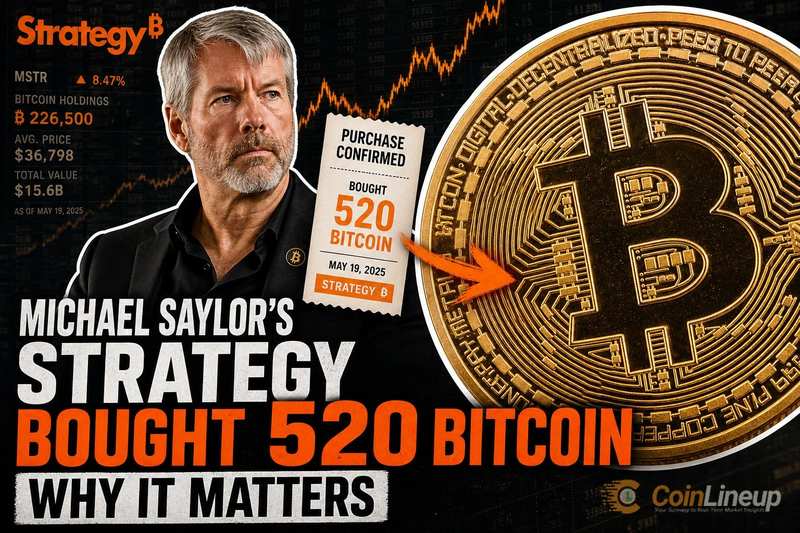 Michael Saylor's Strategy Bought 520 Bitcoin: Why It Matters