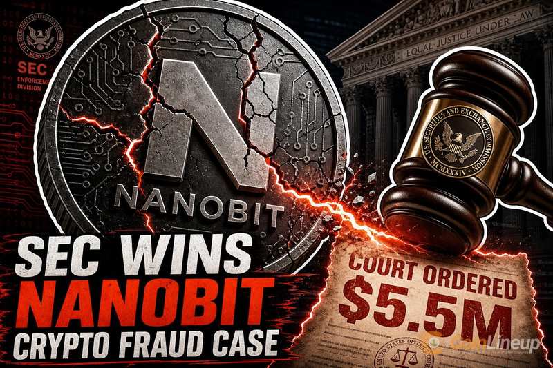 SEC Wins NanoBit Crypto Fraud Case, Court Orders $5.5M
