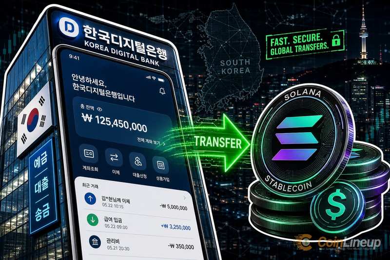 South Korean Digital Bank Eyes Solana Stablecoins for Transfers