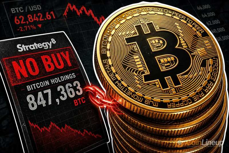 Strategy Bitcoin Holdings Stay at 847,363 BTC After No Buy