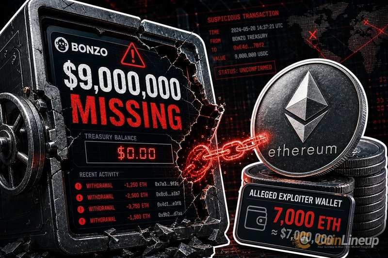 Bonzo Reports $9 Million Missing as Alleged Exploiter Wallet Holds $7 Million in ETH