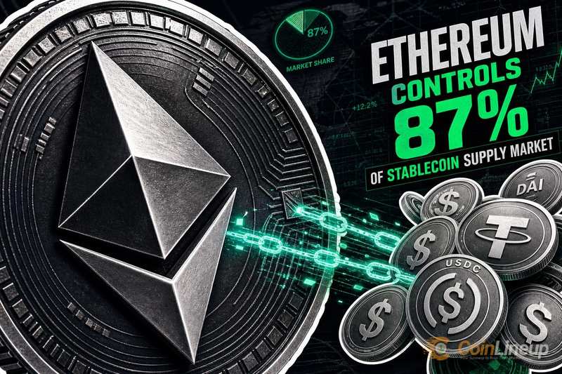 Ethereum Controls 87% of Stablecoin Supply: Market Update