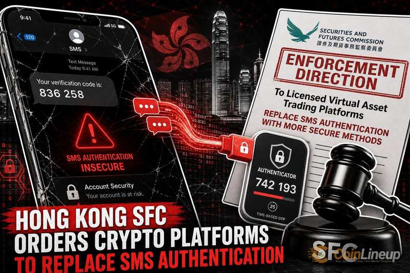 Hong Kong SFC orders crypto platforms to replace SMS authentication
