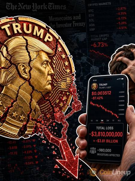 NYT: Nearly 1 Million TRUMP Memecoin Investors Lost $3.81B by June