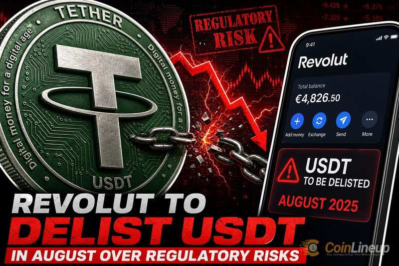 Revolut to Delist USDT in August Over Regulatory Risks