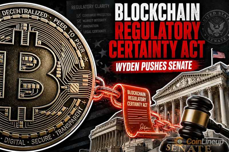 Blockchain Regulatory Certainty Act: Wyden Pushes Senate
