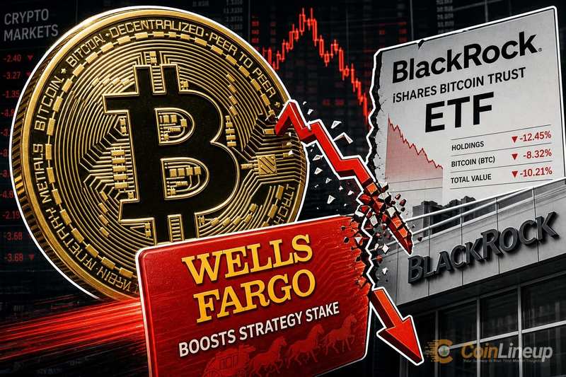 Wells Fargo Boosts Strategy Stake, Cuts BlackRock Bitcoin ETF Holdings