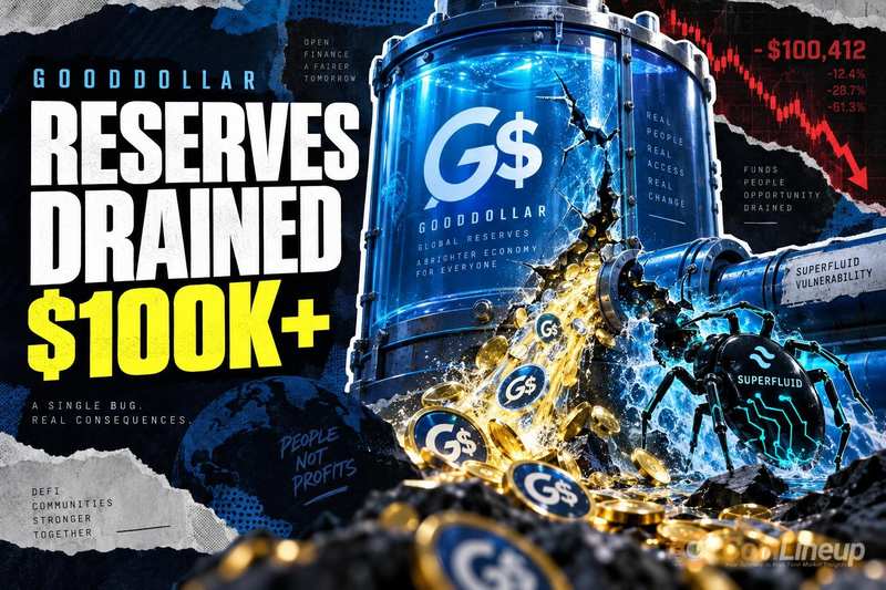 GoodDollar Reserves Lose Over $100K Through Superfluid Bug